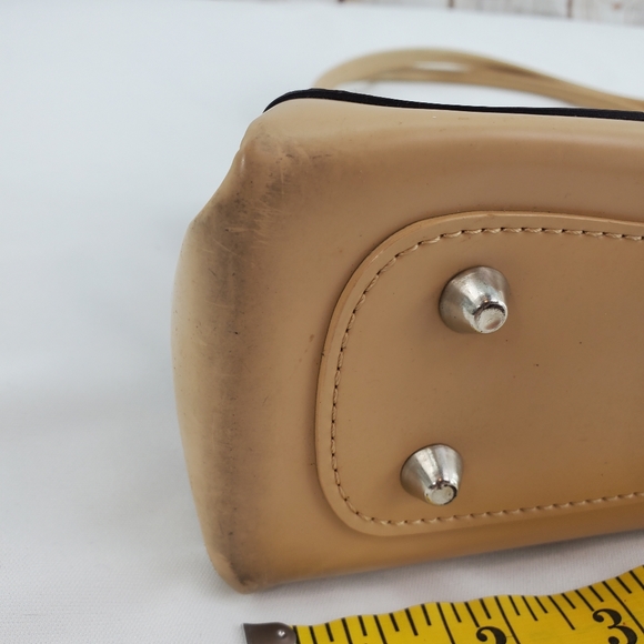 Beijo Chocolate Beige PU Leather Shoulder Bag - Picture 11 of 15